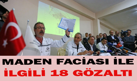 Maden Faciasıyla İlgili 18 Kişi Gözaltında