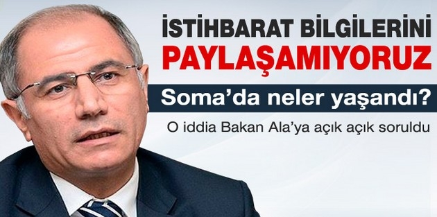 Efkan Ala: İstihbarat bilgilerini açıklayamıyoruz