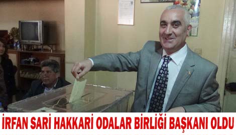 Hakkari Odalar Birliği'nin başkanlığına İrfan Sari seçildi