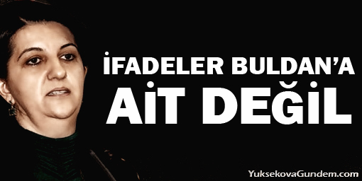 HDP: Oradaki ifadeler Buldan'a ait değil
