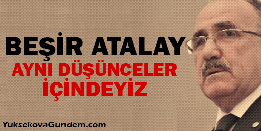 Aynı düşünceler içindeyiz