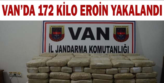 Vanda 172 Kilogram Eroin Ele Geçirildi