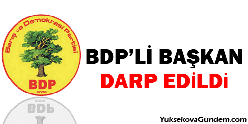 BDP'li başkan darp edildi