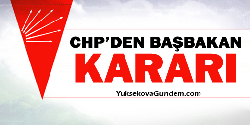 CHP'den Erdoğan kararı