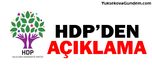 HDP'den İhsanoğlu açıklaması