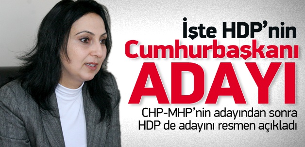 HDP'nin Cumhurbaşkanı adayları belli oldu!