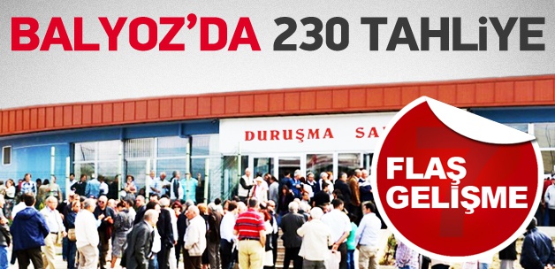 Balyoz'da tüm sanıklara tahliye