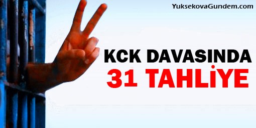 KCK ana davasında tahliye