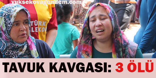 Tavuk tartışmasında 3 yeğenini öldürdü