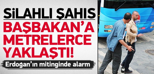 Başbakan'a Silahı İle Yaklaştı
