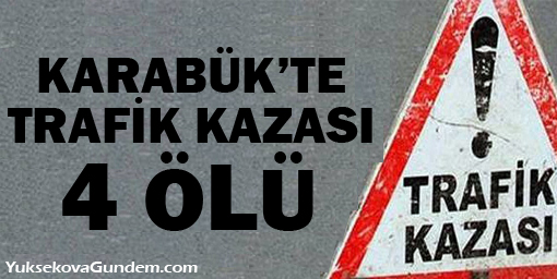 Aynı aileden 4 kişi kazada öldü