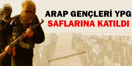 Onlarca Arap genci YPGye katıldı