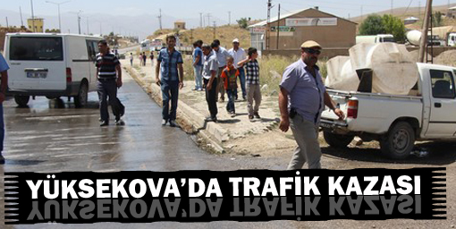 Yüksekovada Kaza: 3 Yaralı