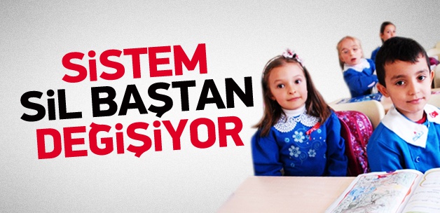 Milli Eğitim sistemi sil baştan değiştiriyor