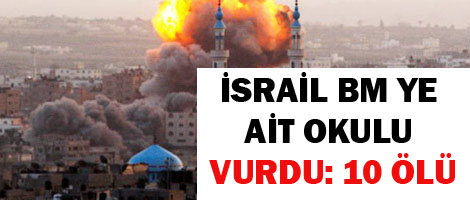 İsrail Refahta BMye ait okulu vurdu: 10 ölü