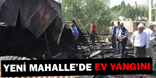 Yeni Mahallede Yangın Çıktı
