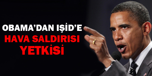Obamadan IŞİDe hava saldırısı yetkisi