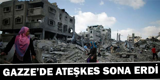 Gazzede ateşkes sona erdi