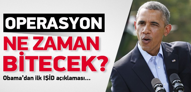 Obama'dan ilk IŞİD açıklaması!
