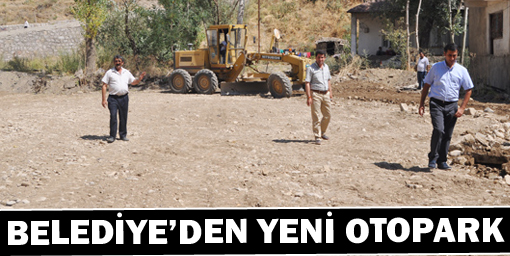 Belediye Bir Otopark daha açtı