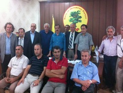 18 federasyon başkanı HDPi ziyaret etti