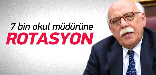 7 bin okul müdürüne rotasyon