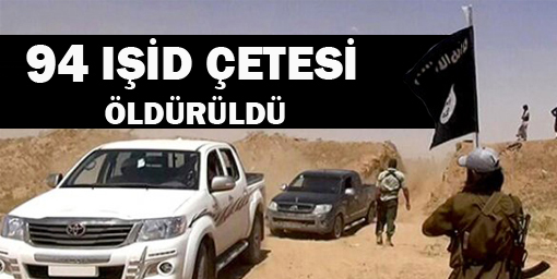 Rakka'da 94 IŞİD üyesi öldürüldü