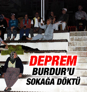 Burdur'da deprem