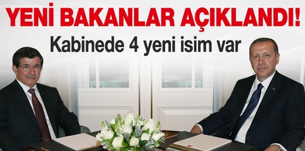 Yeni Kabine Açıklandı