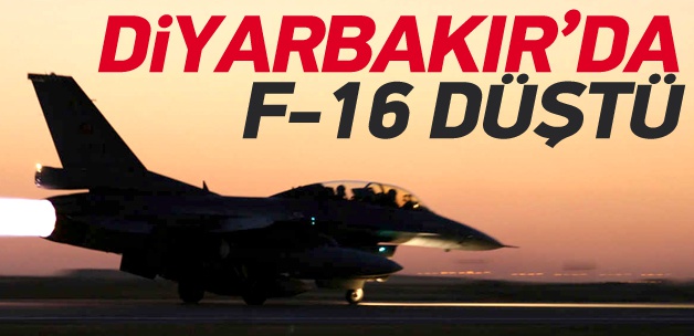 Diyarbakır'da Uçak Düştü