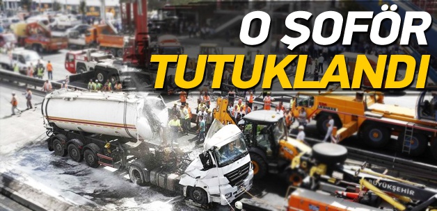 Avcılar'da üst geçide çarpan şoför tutuklandı