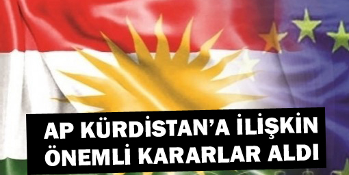 AP Kürdistana ilişkin önemli kararlar aldı