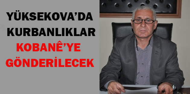 kurbanlıklar Kobane'ye gönderilecek