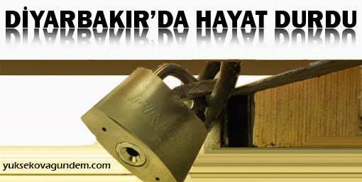 Diyarbakır'da hayat durdu