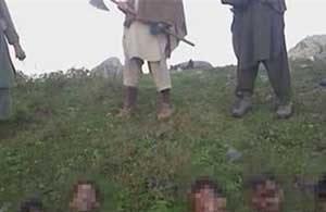 Pakistan'dan dehşet görüntüler