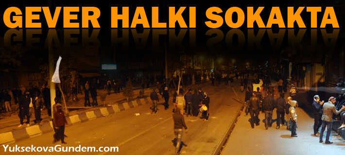 Yüksekovalılar Kobani için sokakta