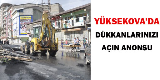 Yüksekova'da hayat normale dönüyor