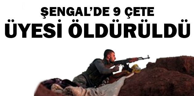 Şengalde 9 çete üyesi öldürüldü