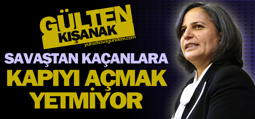 Kışanak: Savaştan kaçanlara kapıyı açmak yetmiyor