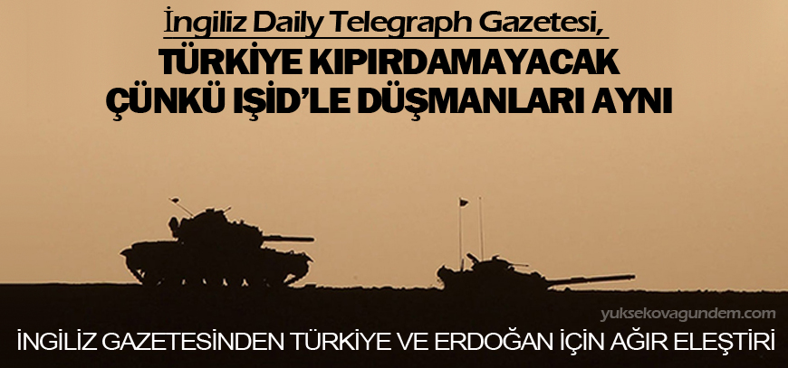 Daily Telegraph: Türkiye ve IŞİD'in düşmanları ortak