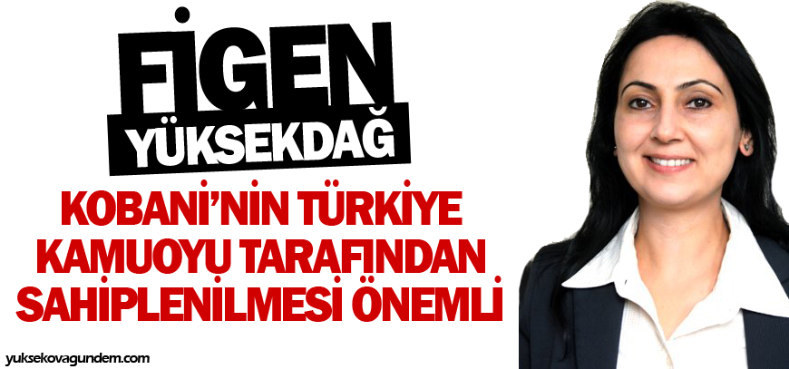 Kobaninin Türkiye kamuoyu tarafından sahiplenilmesi önemli