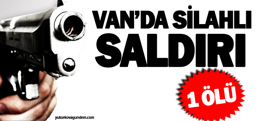 Van'da silahlı saldırı: 1 Ölü
