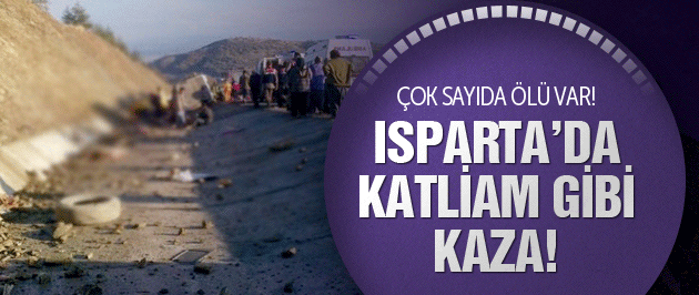 Mevsimlik işçileri taşıyan araç kaza yaptı, 15 işçi öldü