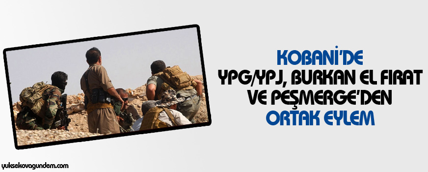 Kobanide YPG/YPJ, Burkan El Fırat ve Peşmergeden ortak eylem