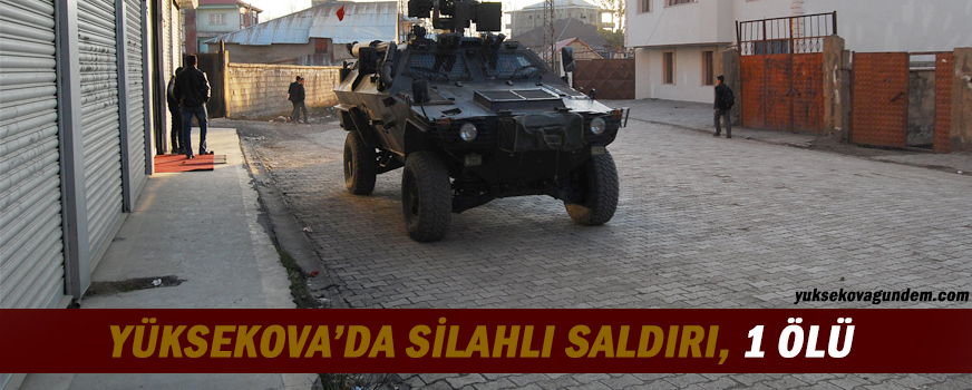 Yüksekova'da silahlı saldırı: 1 ölü