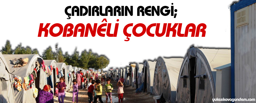 Çadırların rengi: Kobanêli çocuklar