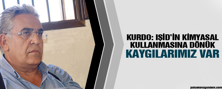 Kurdo: IŞİDin kimyasal kullanmasına dönük kaygılarımız var