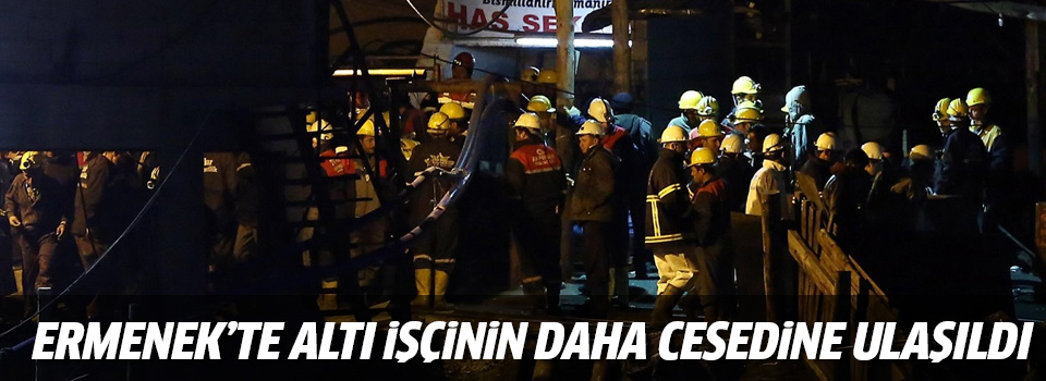 Emenek'te 6 işçiye daha ulaşıldı