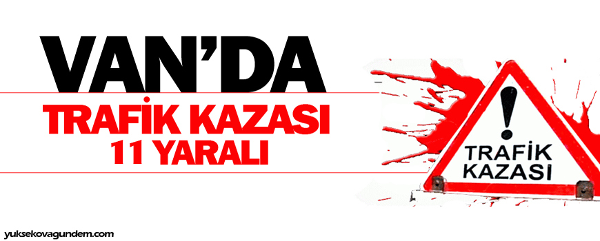Van'da yolunda kaza: 11 yaralı