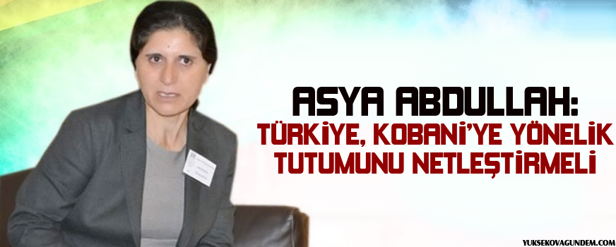 Abdullah: Türkiye, Kobaniye yönelik tutumunu netleştirmeli